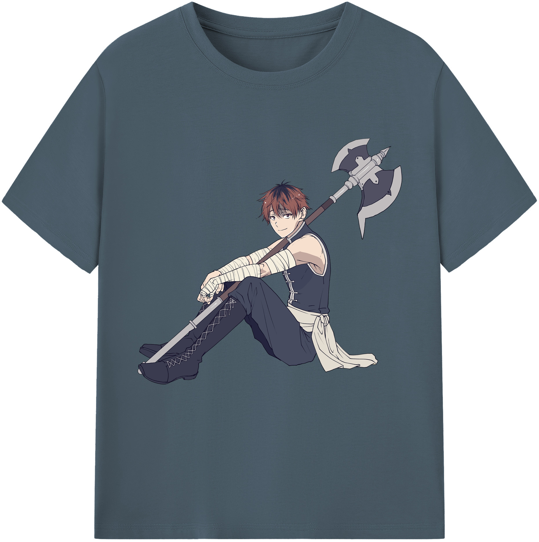 （画像用） 葬送のフリーレン Frieren 綿100％半袖Tシャツ（フロントプリント）